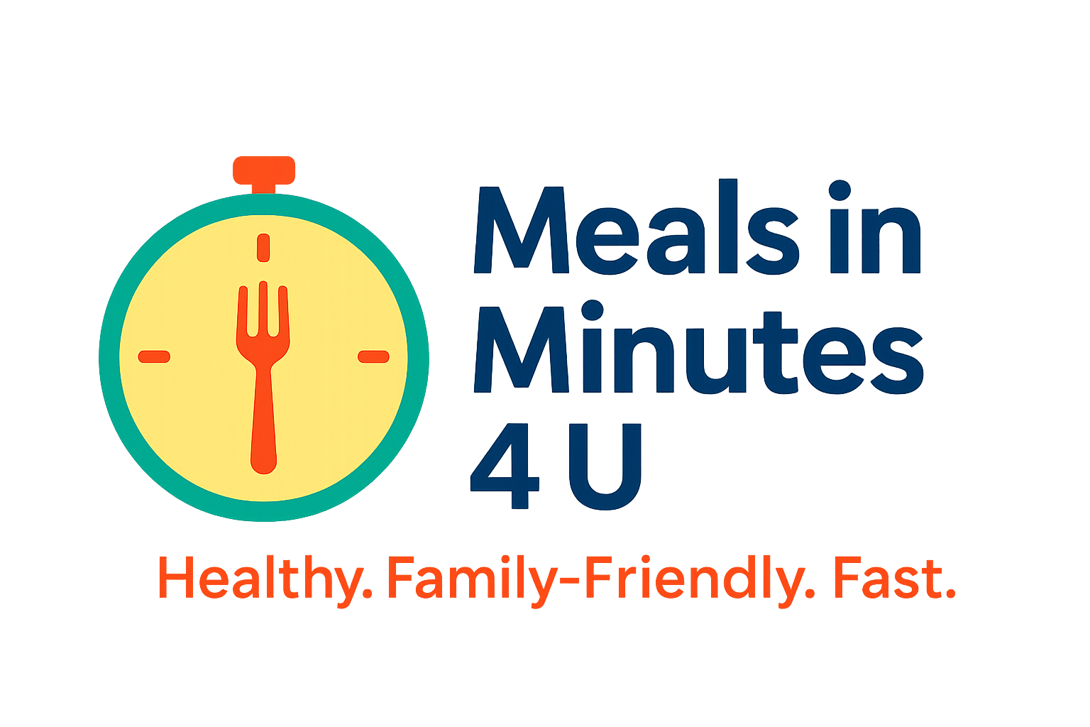 Home meals in minutes logo design